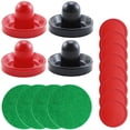 thumbnail image 1 of Air Léger Hockey Bleu Foncé et Rouge Poussoirs de Hockey - Palets de Remplacement Rouges pour Tables de Jeu, Équipements, Accessoires (Taille Standard, 4 Poussoirs et 8 Palets Rouges), 1 of 7