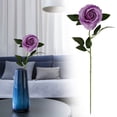 thumbnail image 2 of Chenmei Essentiels Tendance pour la Maison : Fleurs Artificielles Roses Réalistes Longues Roses Rouges Bouquet pour Centre de Table de Mariage Décoration de la Maison et Saint-Valentin, 2 of 9