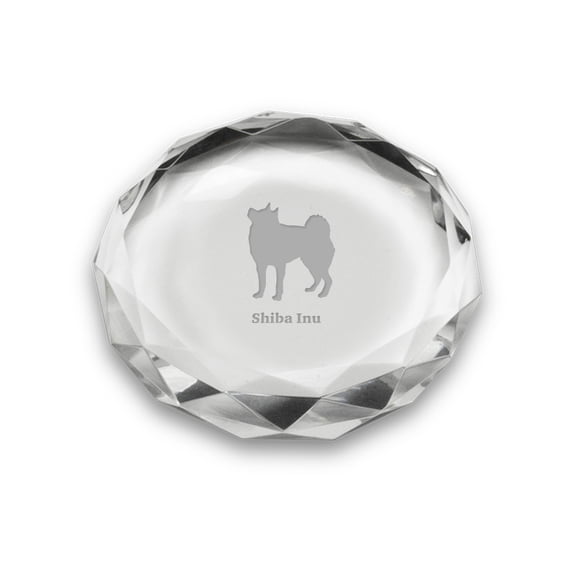 ShibaInu Deep Etched Paperweight