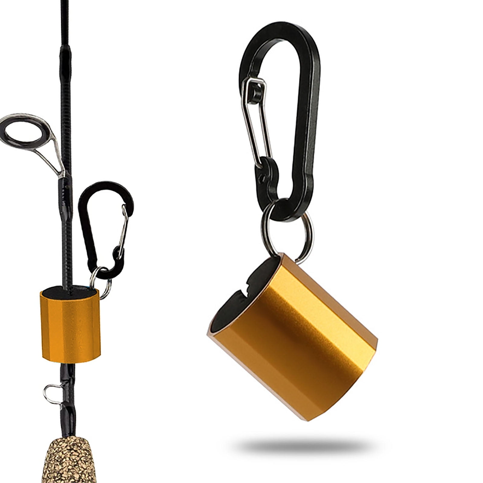 Fishing Rod Holder Portable Fly Rod Fishing Pole Holder Clips Multicolor Wading Staffs Tackle