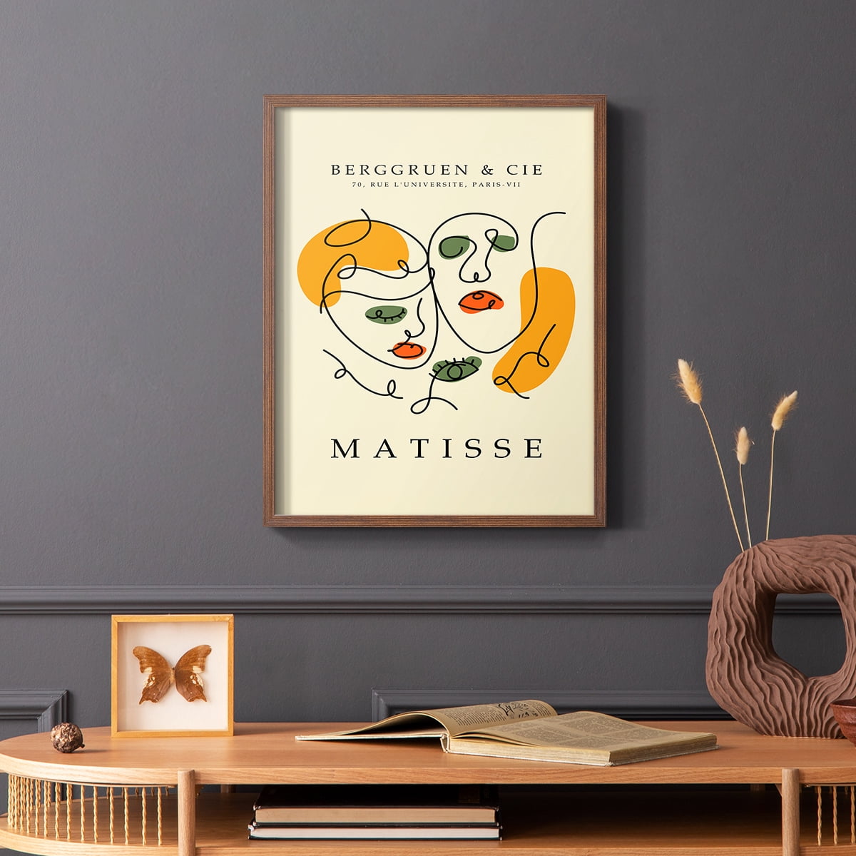 Matisse LXXX Framed Print - Solid Wood