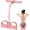 B, variant on Foot Pedal Resistance Band, 8 Tube Pedal Ankle Puller Fitness Resistance Bands, Multifunction Tension Rope with Handle, Sit-Up Training Equipment for Abdomen/Waist/Arm