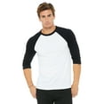 thumbnail image 1 of Bella + Canvas Unisex 3/4-Sleeve Baseball T-Shirt, 1 of 1