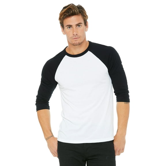 Bella Canvas Unisex 3/4-Sleeve Baseball T-Shirt - 3200