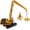 Material Handler, variant on Tipmant Alloy Diecast Cable Excavator Crane Model Toy Metal Die-cast Engineering Truck Vehicle Simulation Collection Children Kids Gift Scale 1:87