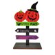 thumbnail image 1 of ¡Liquidación! Adorno de escritorio Aijlhda, calabaza de Halloween de madera, decoración de ambiente festivo, decoraciones de tarjetas de mesa, decoraciones creativas de Halloween., 1 of 6