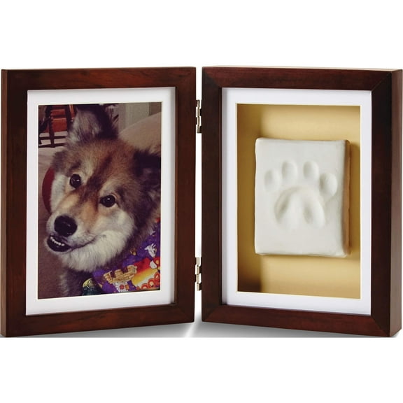 Fashion Hinged Pawprints Kit And Desk Photo Pet Frame (11.7 X 7.5) Made In China gm15728