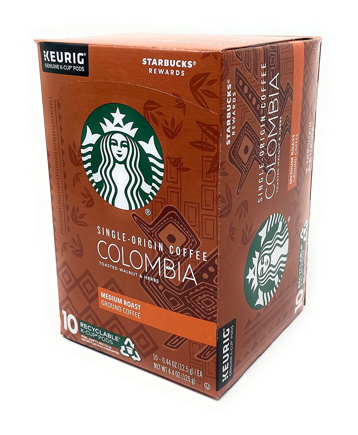 ( 1 Pack) Starbucks Colombia Coffee KCup Pods Medium Roast 10ct 1