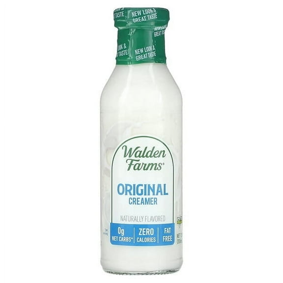 Walden Farms Naturally Flavored Calorie Free Coffee Creamer Original Cream -- 12 fl oz - 2 pc