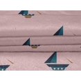 thumbnail image 5 of oneOone Velvet Dusty Pink Fabric Nautical Craft Projects Decor Fabric Printed By The Yard 58 Inch Wide, 5 of 5