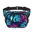 thumbnail image 1 of Easygdp Colorful Tropical Leaves Fanny Packs para Mujeres y Hombres, Bolsa de Cinturón, Bolsos de Cruz para Trabajo/Correr/Senderismo, 1 of 9