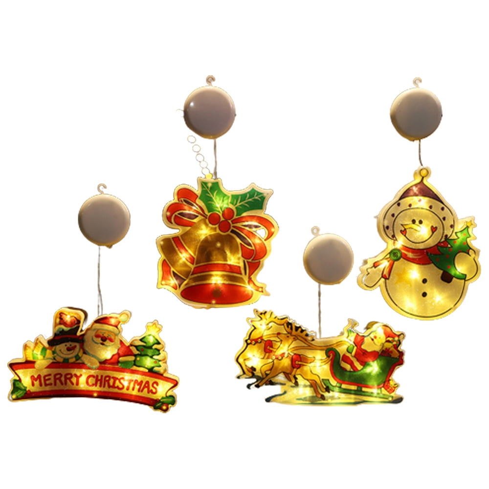 Christmas Window Lights LED Battery Operated,Window Silhouette Lights