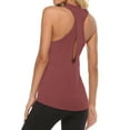thumbnail image 3 of JIUKE Yoga Tank Tops for Women Round Neck Sleeveless Loose Fitted Athletic Running Workout Tees, 3 of 7