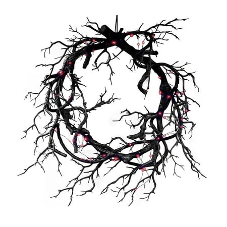 

HAXIHA Halloween Dead Branch Garland Decoration Glowing Black Branch Garland Dead Branch