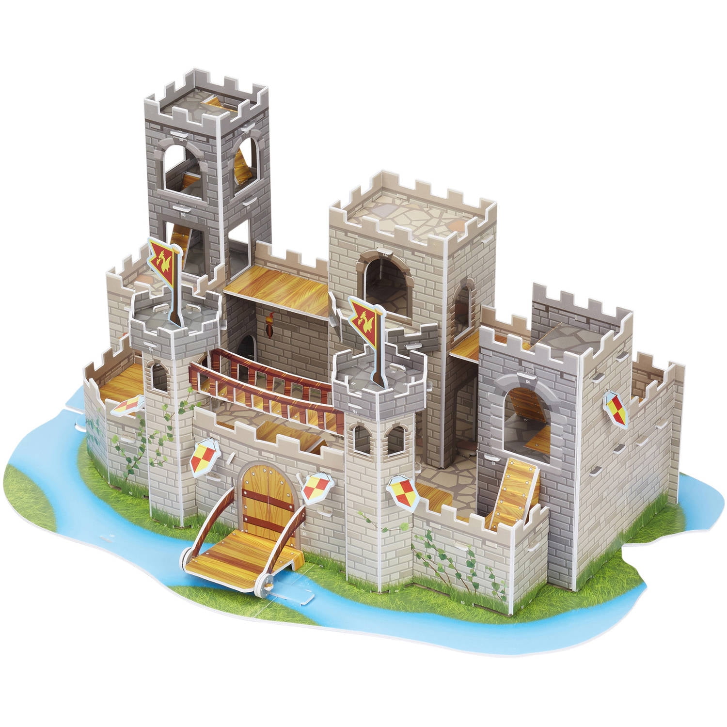 melissa and doug medieval castle 3d puzzle