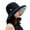 Black, variant on YOTMKGDO Sun Hat, Women'S Women'S Hat Spring and Summer Mesh Face Pattern Clasp Basin Hat Outdoor Sun Visor Hat, Beige