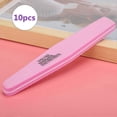 thumbnail image 3 of 10pcs Nail File Double Sided Nail Buffer Sanding Buffing Polishing Strip Manicure ToolPink, 3 of 4