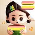 thumbnail image 1 of Ganfancp Armónica para Niños Instrumento Musical de Soplado para Principiantes Alumnos de Jardín de Infancia Regalo Niños Pequeños Armónica Juguetes Ofertas Flash Liquidación Armónica*1, 1 of 7