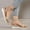 Multi-color, variant on Latrodar Wedge Sandals for Women Dressy Sandals Women Running Comfortable Stretch Beach Sandals Buckle Round Toe Shoes Flat Heel (O"-1) Wide Solid Sandals for Ladies Anniversary Graduation Gifts