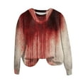 thumbnail image 4 of Towmus Oversized Halloween Sweatshirts Women Graphic Sweatshirt Casual Long Sleeve Fall Winter Pullover Tops, 4 of 5