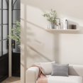 thumbnail image 2 of Shelving Solution  Floating Shelf for Wall  Wall Mounted  Aluminum  Matte Black (20 inch), 2 of 8