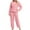 Pink, variant on Pajamas Sets for Women Winter 2025 Super Soft Fluffy Sleepwear Ultra Cozy Warm Plush Nightwear Comfy Thermal Outfits