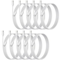 10 Pack Afflux USB-C to USB-C PD Fast Charger OEM Charging Cable Compatible with iPhone 16 /15 Pro Max Plus / Samsung Galaxy S25 S24 S23 S22 Ultra / iPad Pro / Universal for all Type-C (3ft, White)