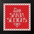thumbnail image 2 of Villa, Mlli 20x20 Black Modern Framed Museum Art Print Titled - Santa Sleighs, 2 of 5