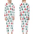 thumbnail image 3 of Renewold 2 Pieces Kids/Toddler Sleepwear T-Shirt Pants Matching Set Christmas Trees Family Pajama Sets Skin Friendly Winter Daily Wear Clothing Size 3-4 Years, 3 of 5