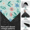 thumbnail image 3 of Pioneer Flower Floral Print Pattern Kitchen Rugs Sets Of 3,Kitchen Runner Rugs Non Skid Washable,Decorative Kitchen Floor Mats for Kitchen,Sink,Laundry,17X30 Inch + 17X47 Inch + 17X59 Inch, 3 of 6