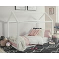 thumbnail image 2 of Signature Design by Ashley Contemporary Flannibrook Twin House Bed Frame  White, 2 of 4