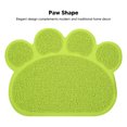 thumbnail image 3 of Cat Litter Box Mat Prevent Slip Soft Paw Shaped Waterproof PVC Pad For Indoor Floor, 3 of 8