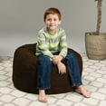 thumbnail image 6 of Chill Sack Bean Bag Chair, Memory Foam Lounger with Microsuede Cover, Kids, 2 ft, Chocolate, 6 of 8