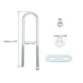 thumbnail image 2 of Round U-Bolts 2 Set 23mm Inner Width 120mm Length M6 with Nuts and Plates, 2 of 5