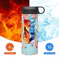 thumbnail image 6 of Easygdp Colorful Donut 18oz Sports Insulated Kettle With Straw Insulated Water Bottle For Running Hiking Cycling Climbing Man'S Womens Sports Water Bottle, 6 of 8