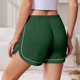 thumbnail image 3 of Women's Athletic Shorts High Waisted Put On Strech Bermuda Shorts Knee Length Quick-Dry Baggy Shorts Striped Print Joggers Shorts Comfort Casual Sweatpant Sporty Workout Gym Shorts 2025 Summer, 3 of 6