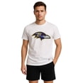 thumbnail image 1 of NFL Playera Aficionado Básica Baltimore Ravens Blanco para Hombre, Talla Extra Grande, 1 of 9