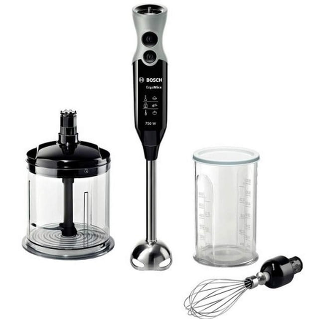 Bosch MSM67160 Immersion blender 750W Negro, Gris - Licuadora (Batidora de inmersión, Negro, Gris, 1
