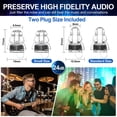 thumbnail image 3 of High Fidelity Concert Ear Plugs, Reusable Musicians Earplugs, 24dB Noise Reduction Music Ear Plugs for Concerts, Musicians, F a2, 3 of 5