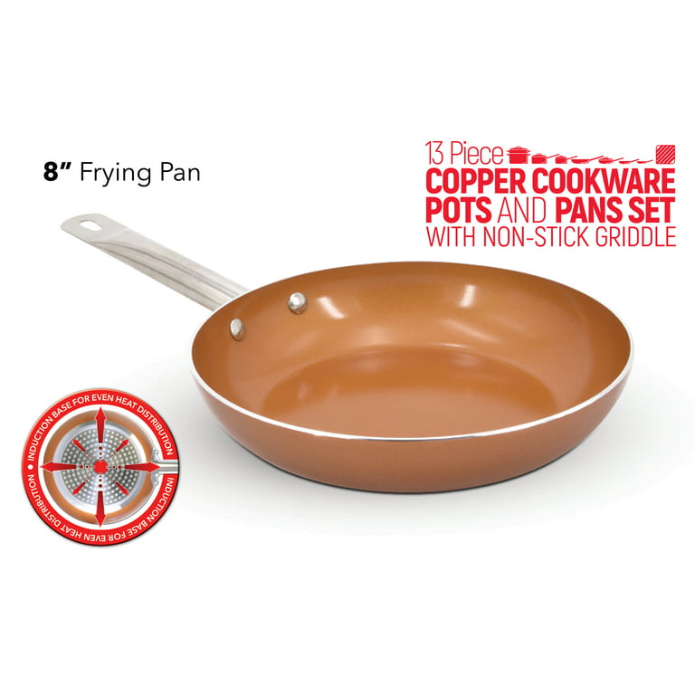 Thick Pure Copper Pan Western Food Steak Frying Pan French Red Copper  Frying Pan Can Be Customized Flat Bottom Copper Pot - AliExpress