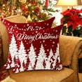 thumbnail image 6 of Wooowa Christmas Themed Pillow Covers (Assorted Patterns), 17.7x17.7Inch Festive Decor for Sofas, Bedrooms & Holiday Gatherings (Pillow Insert Not Included), 6 of 6