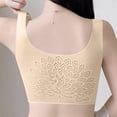 thumbnail image 4 of Sports Bras for Women Plus Size M-6X Wirefree Push Up Bralettes Stretchy Pullover Solid Color Breathable Support Lifting Athletic Underwear Bra, 4 of 6