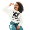 thumbnail image 5 of Purpose Fixes Everything® Youth Heavy Blend Hoodie, S - XL, Black Letters, 5 of 6