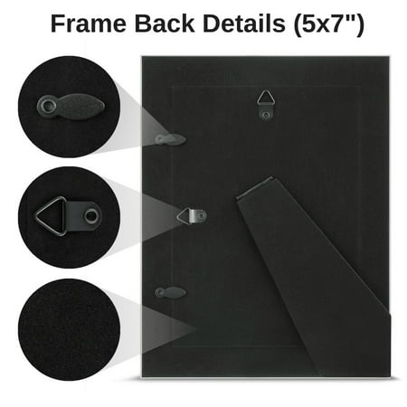 Icona Bay 5x7 Gold Picture Frames, 3 PK, Regency Tabletop Frames