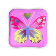 Welly Flex Fabric Bandages, Butterfly Pattern Bravery Badges for Kids, Assorted Sizes, 48 Count