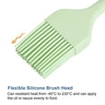 thumbnail image 4 of Uxcell Basting Pastry Brush, 8” Silicone Flexible Brushes for Baking, Cooking, Grilling, Cyan, 4 of 6