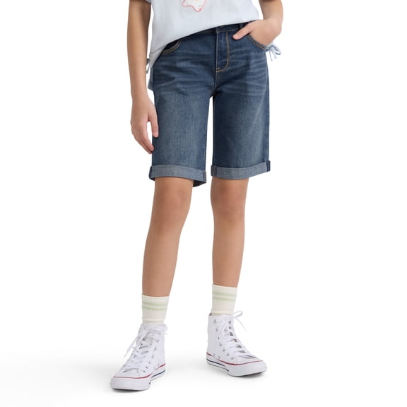 Levi Strauss Signature Girls Bermuda Denim Shorts