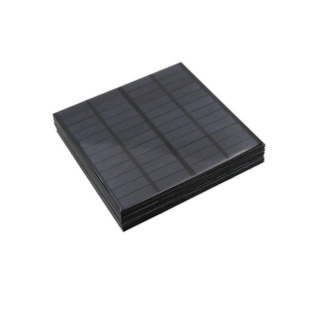 10Pcs Solar Panel 12V 1.5 2 3 5 7 W Mini Solar System DIY Outdoor Battery Cell Phone Chargers Portable Solar Cell 1.5W 18650 ,Easy to Install