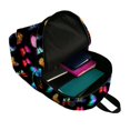 thumbnail image 2 of Mochila escolar JeremySport con diseño de mariposas de 15.5 pulgadas, 2 of 6