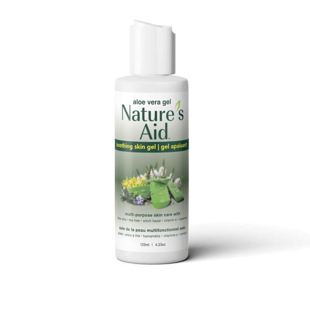 Nature's Aid Skin Gel Original Made With Pure Aloe Extract, Soothing for All Skin Types - 125 ml